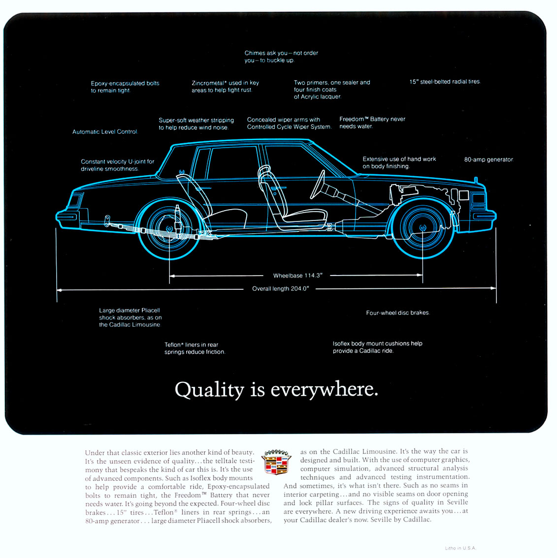 1977 Cadillac Seville Brochure Page 3